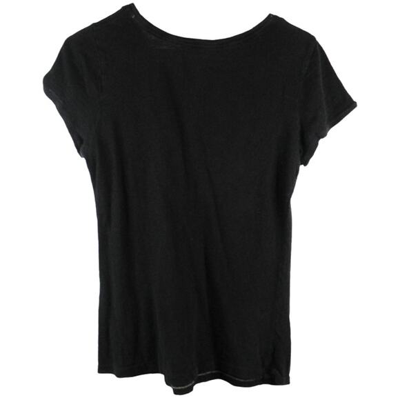 American Eagle Outfitters dark grey beaded t-shirt - Picture 2 of 4